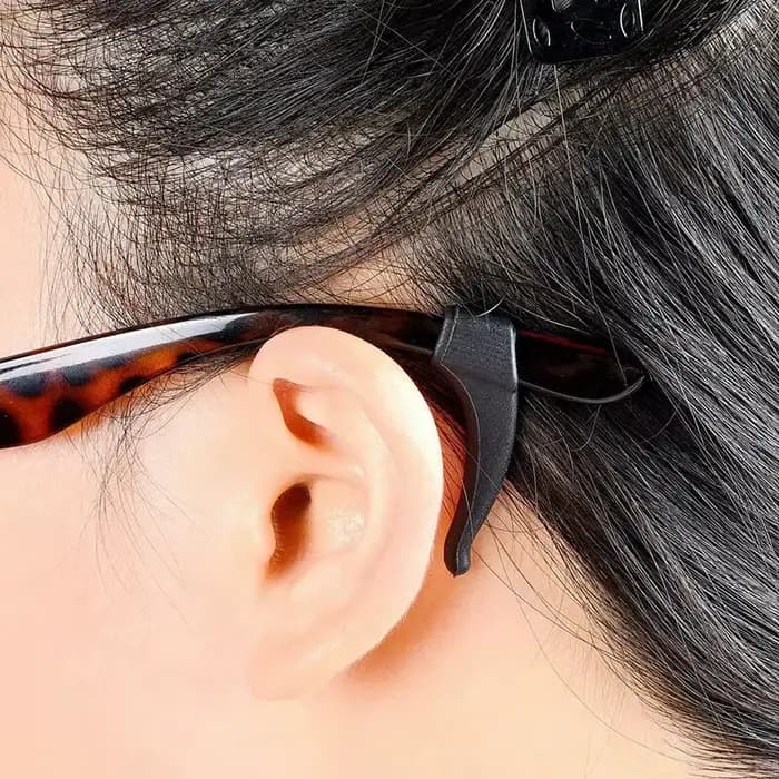 10/20/30/100 pièces anti-dérapant Silicone oreille poignée lunettes jambe oreille crochet bouchon su