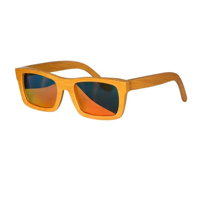 Lunettes De soleil polarisées en bois De bambou faites à la main, monture carrée en bois, pour amour
