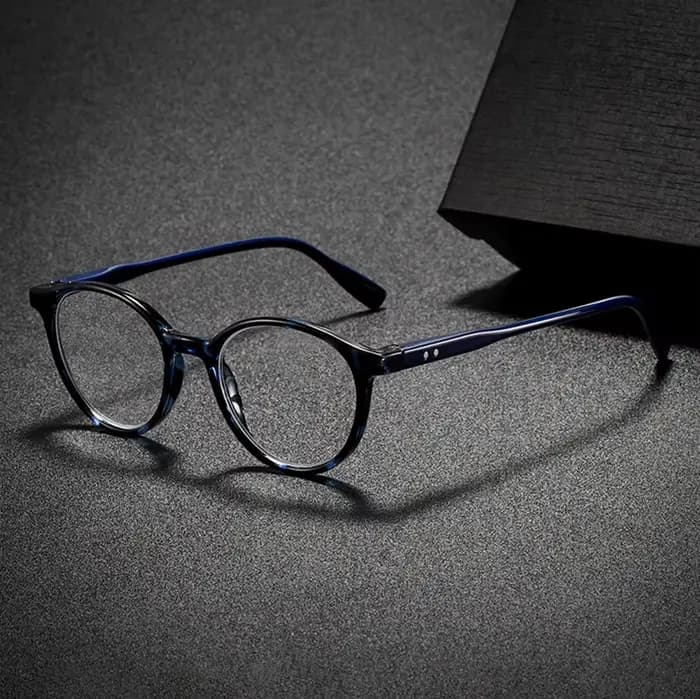 Lunettes rondes vintage de style décontracté, lunettes de mode classiques pour hommes et femmes