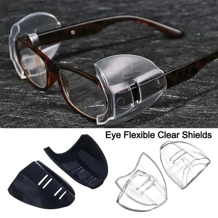 Lunettes de sécurité latérales, bouclier transparent et Flexible, Protection 95% universelle, Anti-b