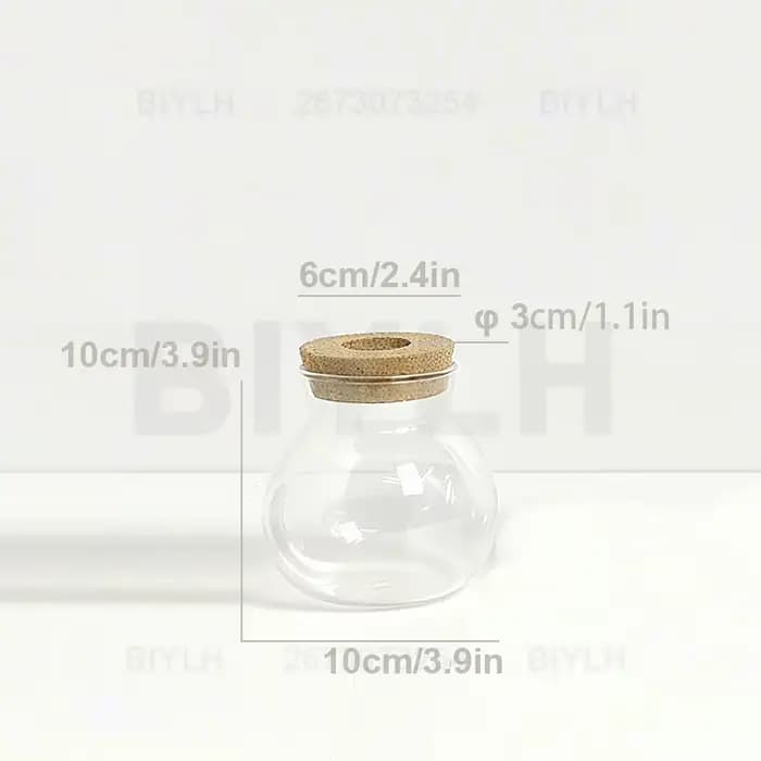Vase en verre Transparent pour plantes hydroponiques, Station de Propagation, support de Vase, décor