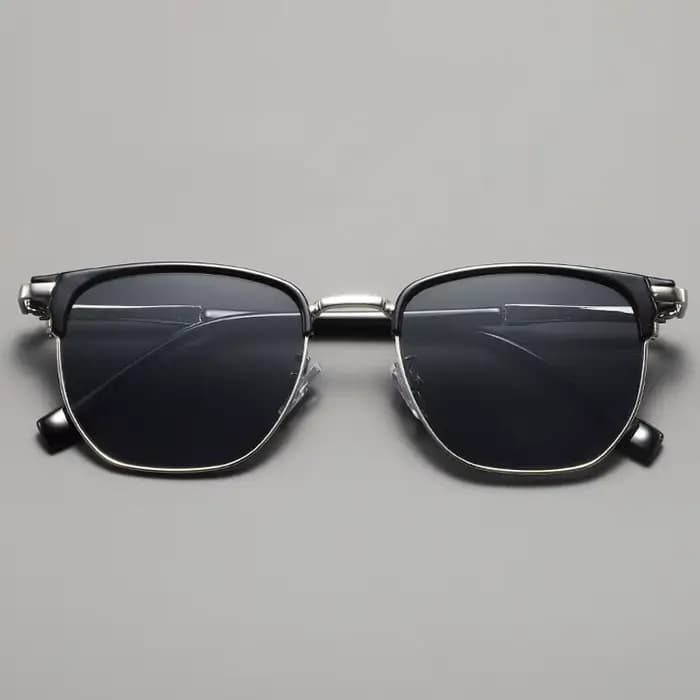 Nouvelles Lunettes de Soleil Carrées Vintage pour Femmes et Hommes, Monture Métallique de Marque, Lu