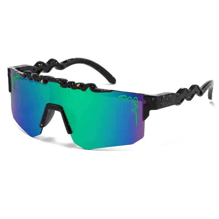 Lunettes de soleil fantaisie pour garçons et filles de 6 à 18 ans, lunettes de sport d'extérieur, lu