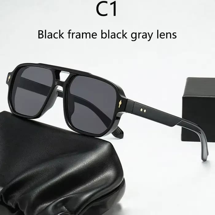 Lunettes de soleil carrées vintage pour femmes et hommes, monture optique moderne, lunettes jaunes, 