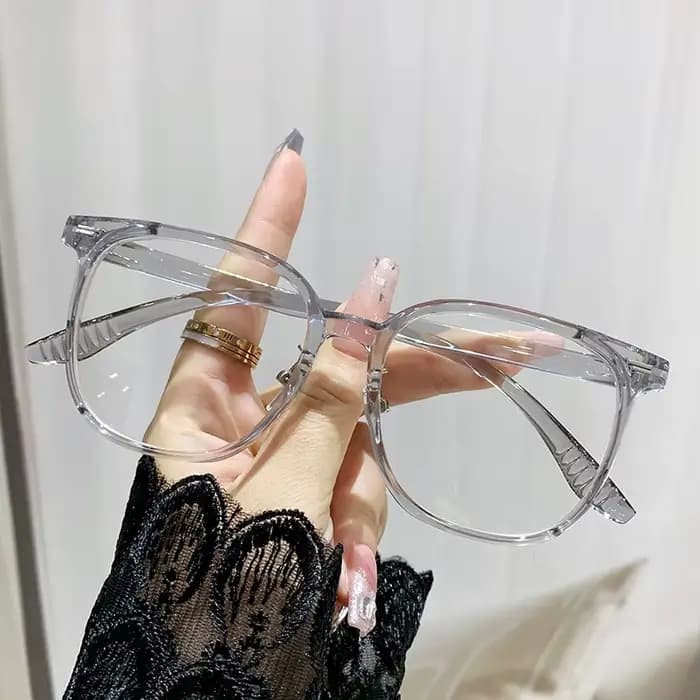 Lunettes de présentation du visage à grande monture, nouvelles lunettes de myopie à lumière bleue ul