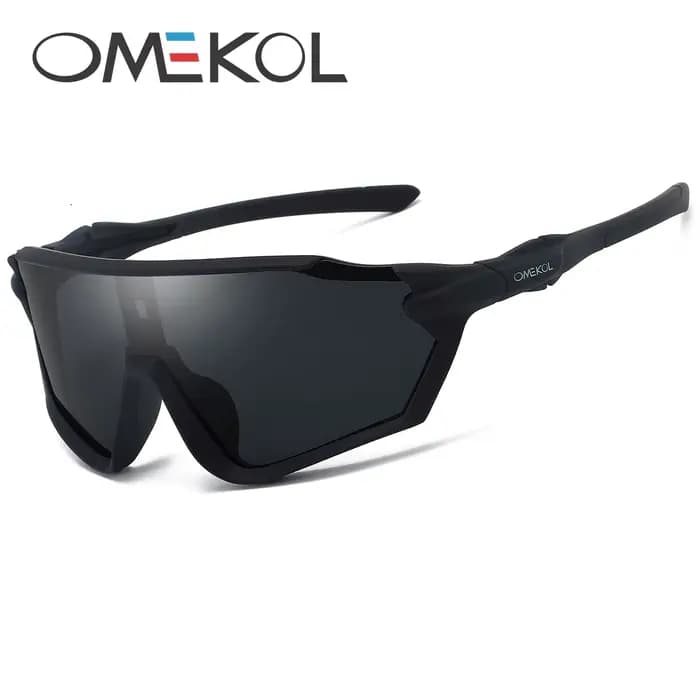 OMEKOL flambant neuf lunettes de cyclisme hommes femmes UV400 lunettes de soleil lunettes de pêche e