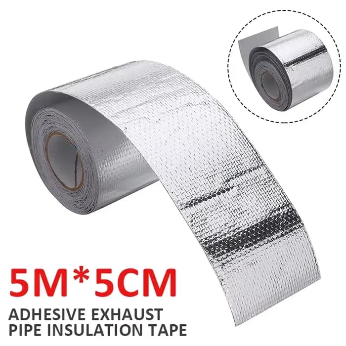 Bande isolante thermique en fibre de verre pour échappement de moto, ruban isolant thermique en tiss