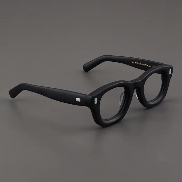 2025 lunettes cadre hommes haute qualité épais acétate carré marque à la main femmes Prescription lu