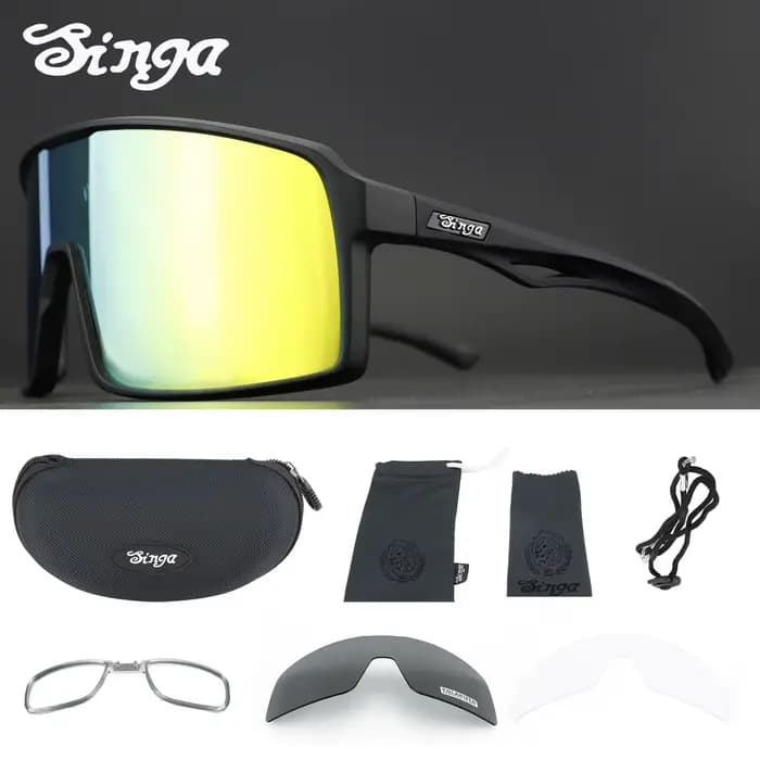 SINGA hommes vtt cyclisme lunettes de soleil lunettes de cyclisme femmes route vélo lunettes Sports 