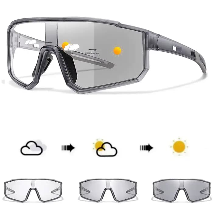 Nouveau Style marque lunettes photochromiques hommes femmes vélo vtt vélo course pêche cyclisme lune