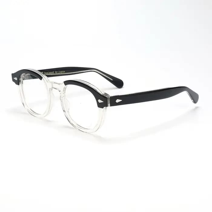 Lunettes Vintage en acétate pour hommes et femmes, monture ronde, Prescription, myopie, optique, rét