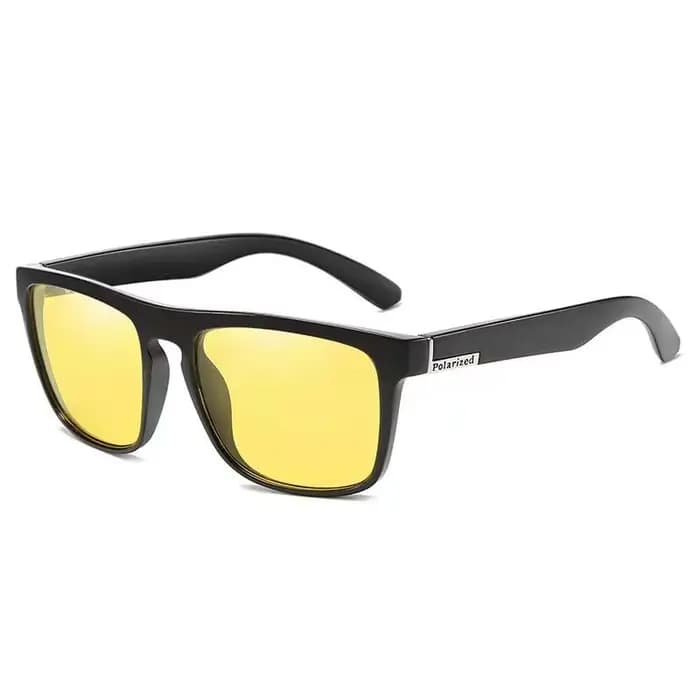 Lunettes de conduite polarisées pour vision nocturne, lunettes de soleil jaunes UV400, lunettes de p