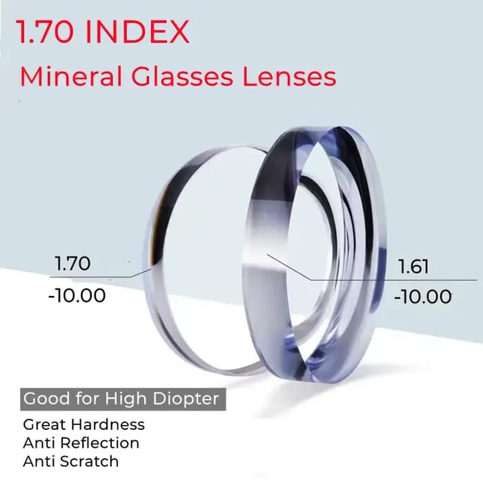 Lunettes de Table de Haute Qualité, Verres Super Minces avec Revêtement, Anti-Réflexion, Anti-Rayure