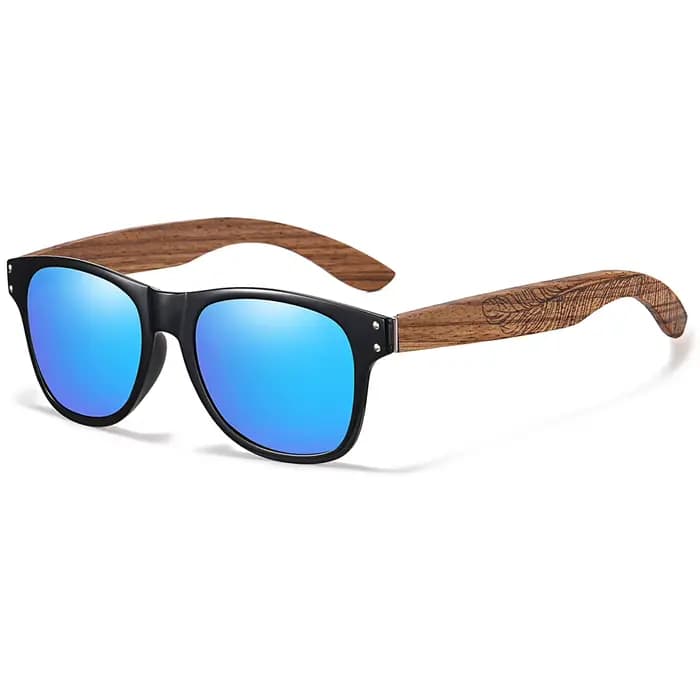 GM – lunettes de soleil en bois naturel pour hommes, polarisées, à la mode, originales, C8001