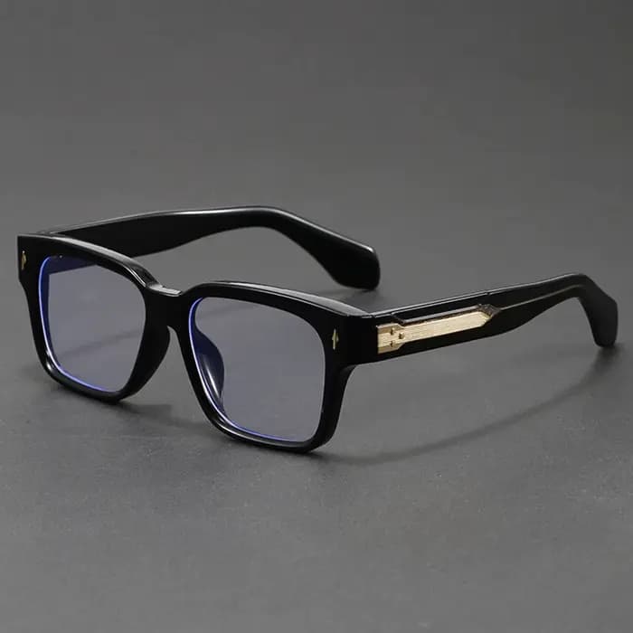 Lunettes de lecture optiques épaisses pour hommes, anti-lumière bleue, pour ordinateur, unisexe, à l
