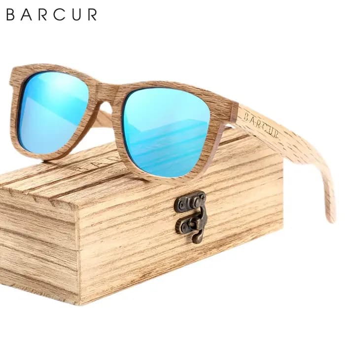 Lunettes de soleil en bois naturel hommes lunettes de soleil polarisées femmes voyage lunettes Vinta