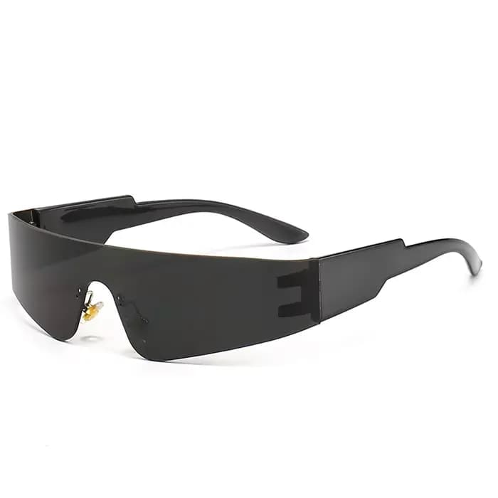 Lunettes de soleil esthétiques Y2K pour hommes et femmes, une pièce, sport, Vintage, enveloppantes, 