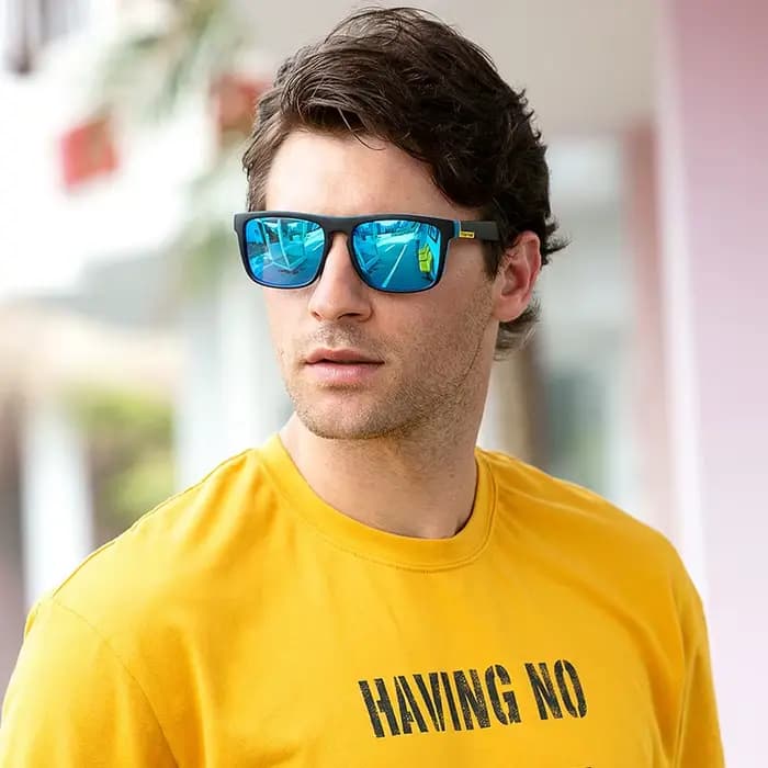Lunettes de soleil polarisées Vintage carrées pour hommes et femmes, rétro, pour la conduite, la pêc