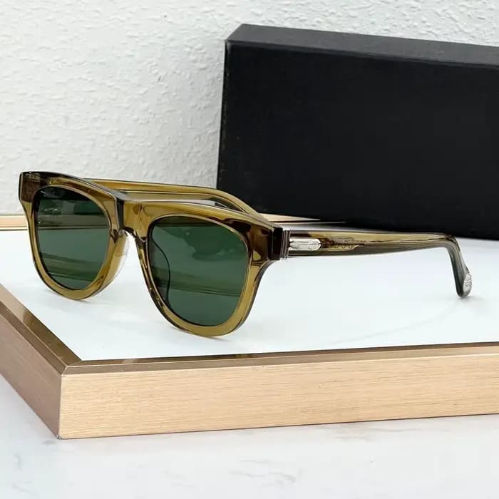 Lunettes de soleil carrées TRITITSAGAIN fabriquées à la main au Japon 2026, monture en acétate, prot