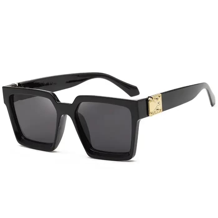 Lunettes de soleil carrées pour femmes, monture en plastique, lentille transparente, ombre UV400, mo