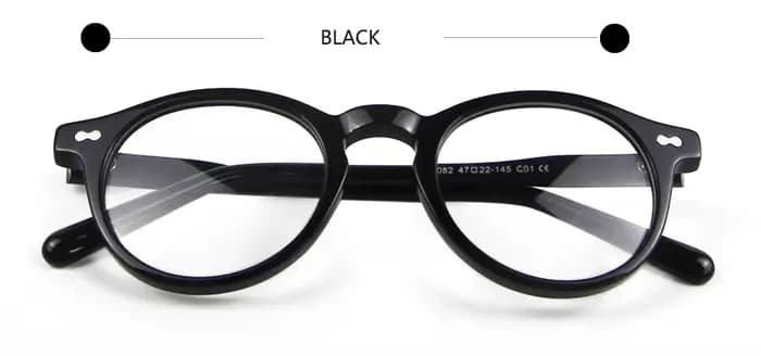 Marque Design acétate lunettes cadre hommes rétro Vintage femmes Miltzen Style lunettes rondes myopi