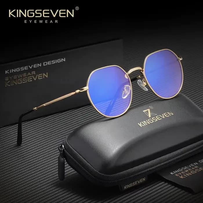 KINGSEVEN – lunettes anti-lumière bleue, unisexes, à la mode, protection contre les rayons bleus, po