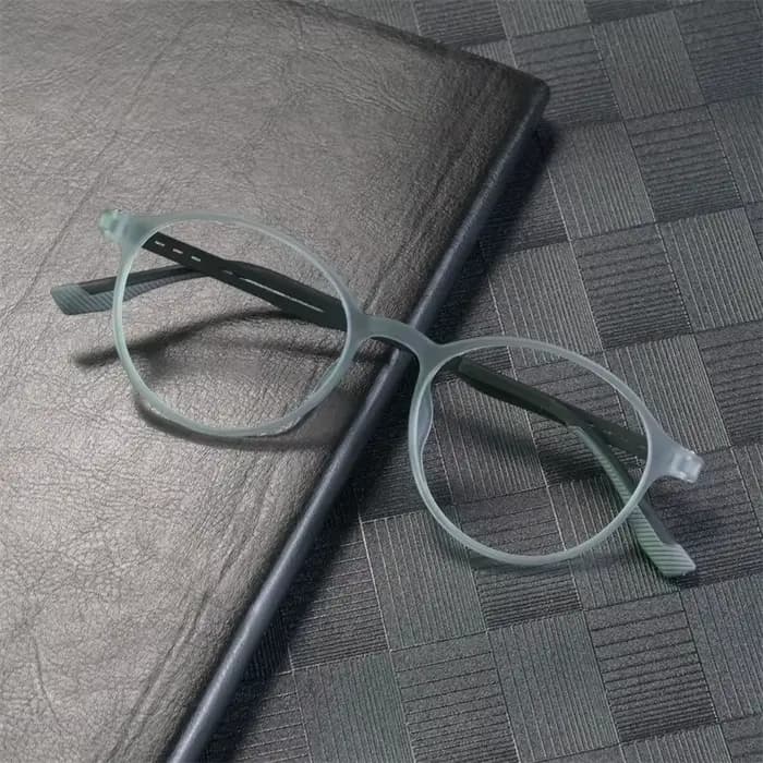 Lunettes de Myopie TR90 Ultralégères en Alliage de Caoutchouc et de Titane, Monture de Lunettes Rétr