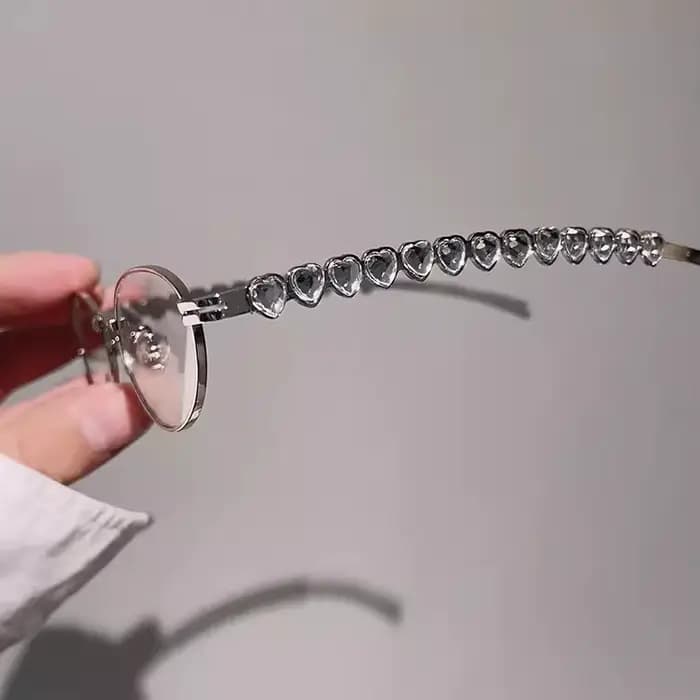 Y2K-Lunettes de soleil ovales en métal biscuits pour hommes et femmes, lunettes de soleil en diamant