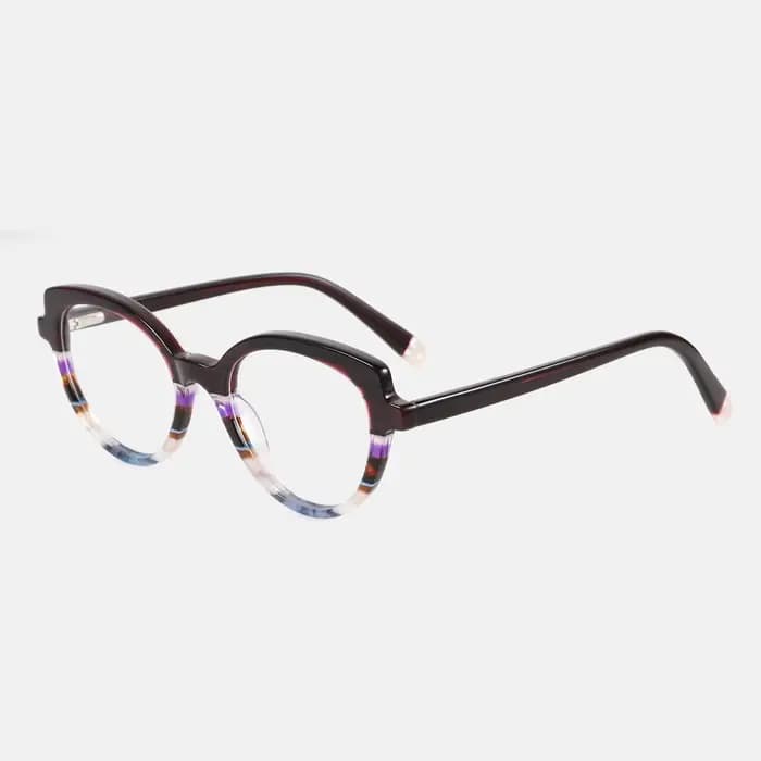 ZENOTTIC 2026 – Lunettes de vue œil de chat pour femme, faites à la main en acétate, progressives, o