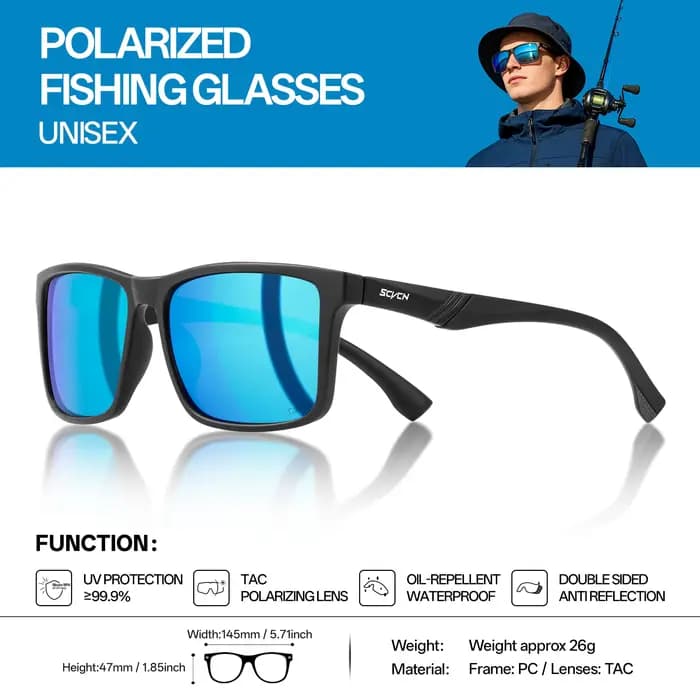 Lunettes de sport aquatiques polarisées SCVCN pour femmes, professionnelles pour le surf, la navigat