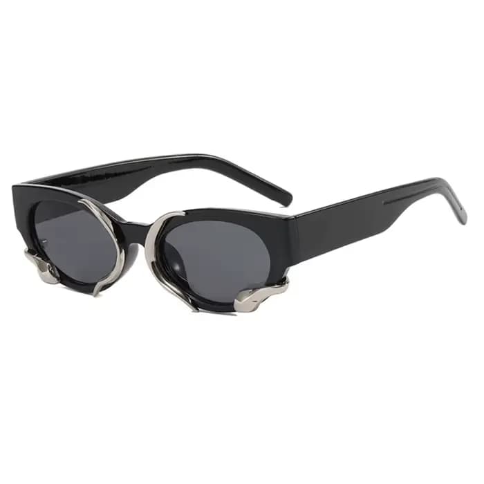 Lunettes de soleil œil de chat vintage pour hommes et femmes, lunettes de soleil de créateur de marq
