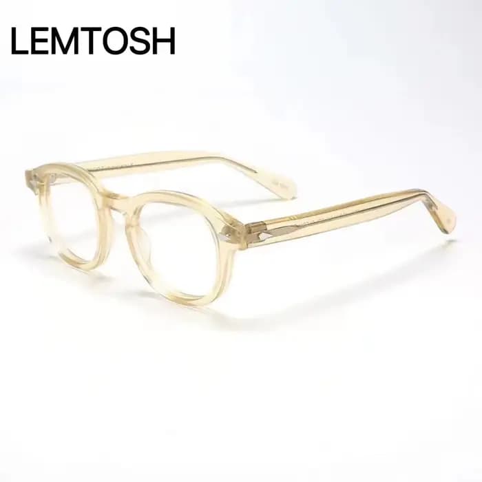 Authentique Johnny Depp LEMTOSH populaire Premium clair lentille hommes femmes lunettes de soleil dé