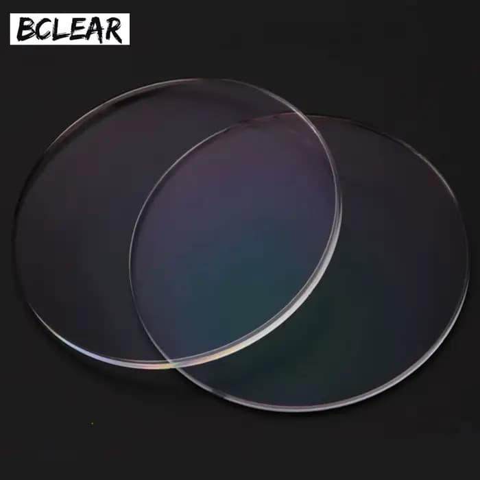 BCLEAR 1.61 lentilles en résine d'index lentille optique UV400 lentille de revêtement réfléchissant 