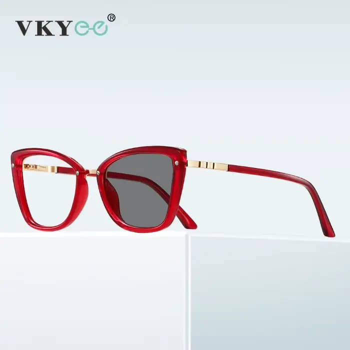 VKYEE géométrique minimaliste conception personnalisée Anti-lumière bleue lunettes photochromiques p