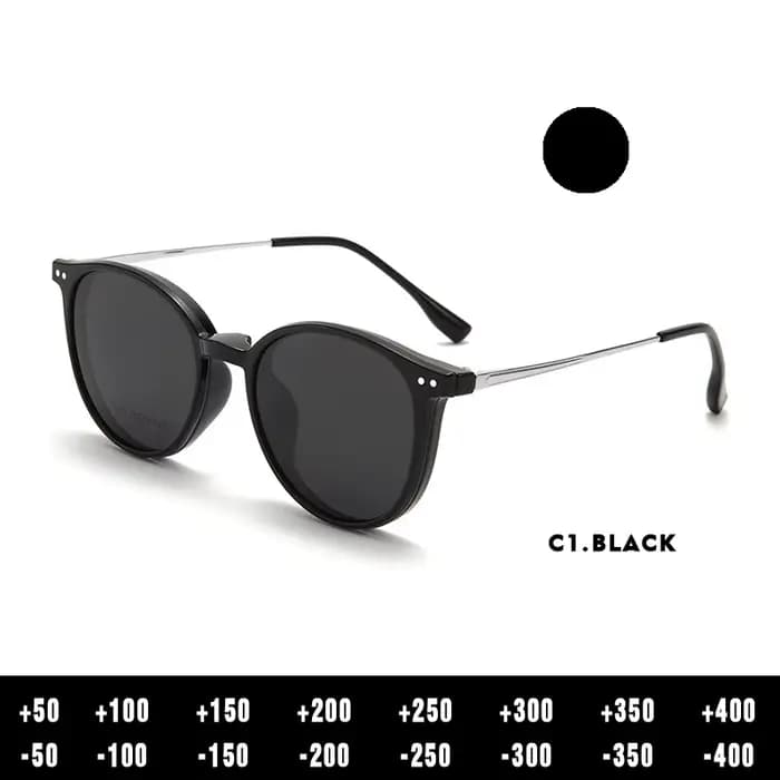O-Q CLUB réinitialisation magnétique sur lunettes femmes conduite ycin ised ronde optique myopie lun