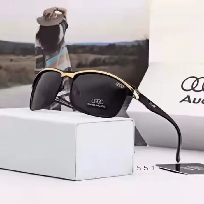2025 Mode Nouvelles lunettes de soleil Audi pour hommes et femmes UV400 Lunettes de soleil polarisée