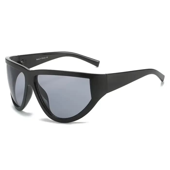 Lunettes de soleil sport Y2K pour femmes, lunettes punk surdimensionnées uniques, lunettes de soleil