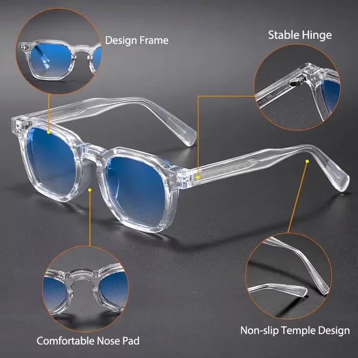 CATERSIDE Nouvelles Lunettes de Soleil Carrées Tendance Style Punk pour Hommes, Design Personnalisé,