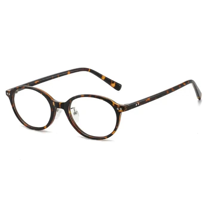 2026 nouveau cadre de lunettes ovale TR90 Anti lumière bleue lunettes léopard petite taille Styles c