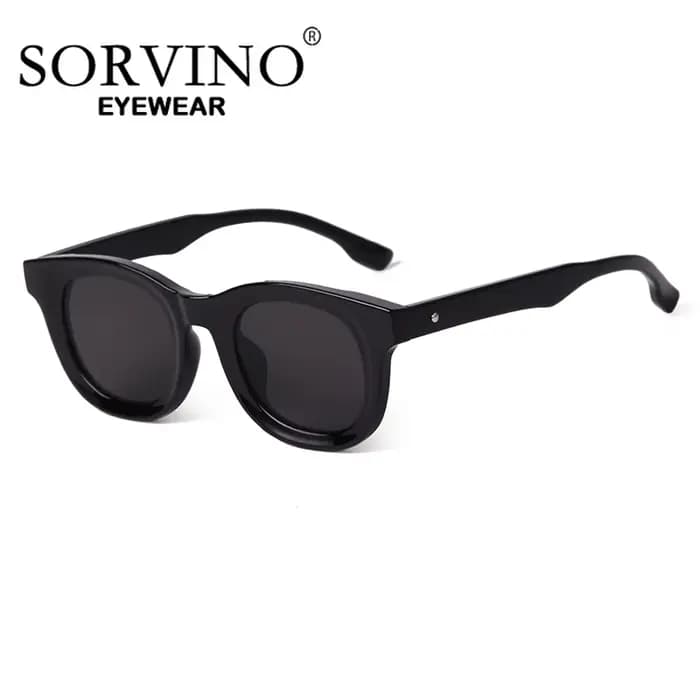 SORVINO-Lunettes de soleil rondes léopard vintage pour hommes et femmes, lunettes de soleil carrées 