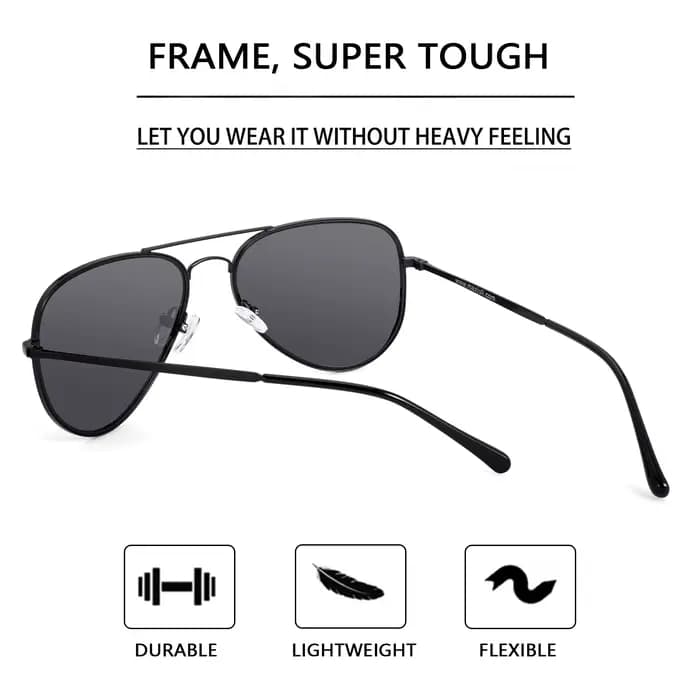 JULI surdimensionné XXL lunettes de soleil polarisées pour grandes têtes hommes rétro Vintage Super 