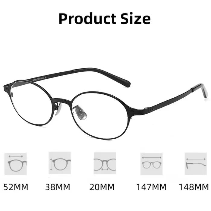 FIRADA lunettes confortables à la mode rétro Sexy lunettes en métal ovale optique Prescription lunet