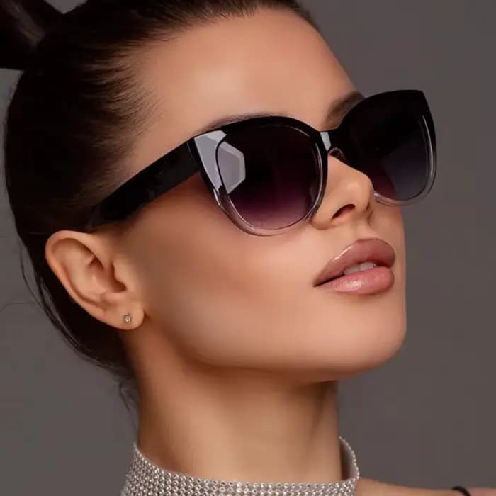 Lunettes de soleil œil de chat pour femmes, dégradé de couleur, styliste Uv400, nuances populaires I