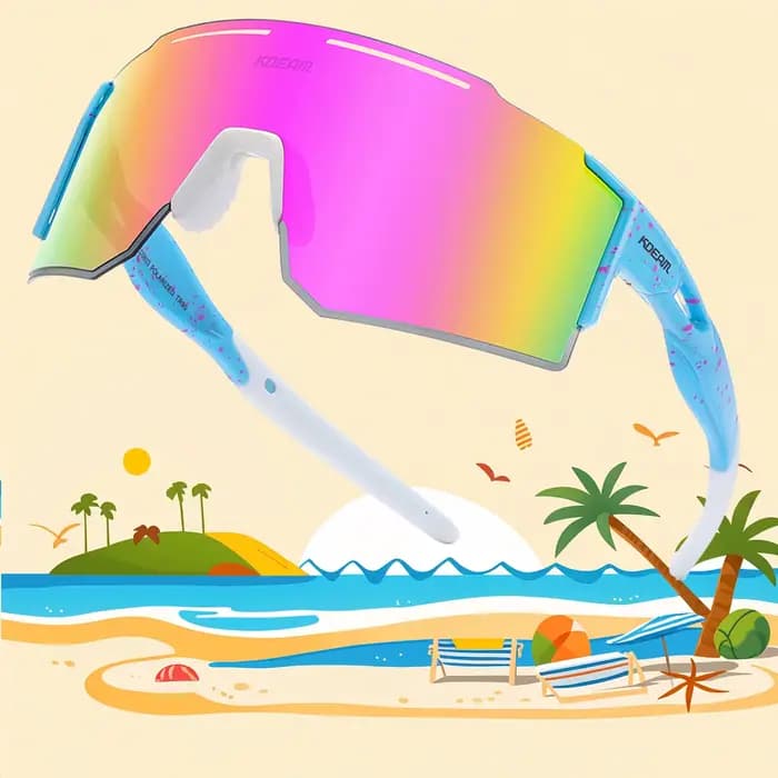 Lunettes de soleil polarisées pour hommes et femmes, lunettes de soleil de baseball et de softball p