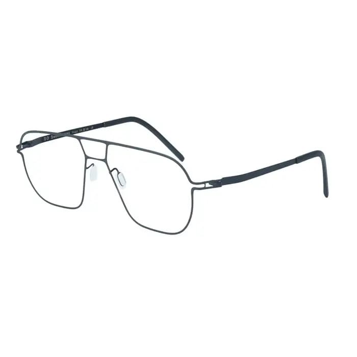 Lunettes de style pilote pour hommes, monture carrée ultra légère sans vis, marque allemande Angus, 