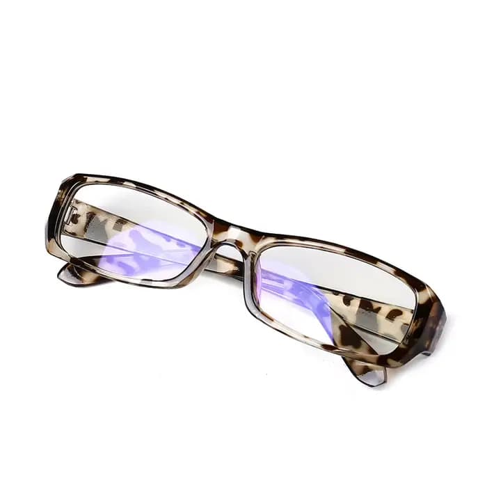 Lunettes carrées Kroean Harajuku pour femmes et hommes, monture Anti-bleu, sans maquillage, à la mod