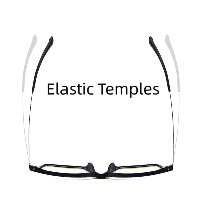 Lunettes d'affaires rétro grand carré TR90 en titane pour hommes, monture de Prescription optique po