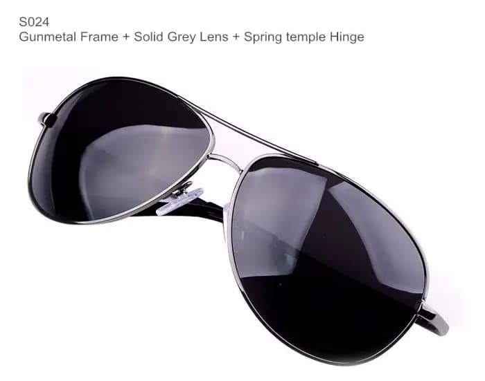 Lunettes de soleil polarisées classiques pour hommes, marque Oculos Masculino Gunmetal