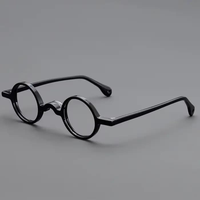 Lunettes optiques rondes en Fiber d'acétate, petites montures optiques Anti-lumière bleue, mode rétr