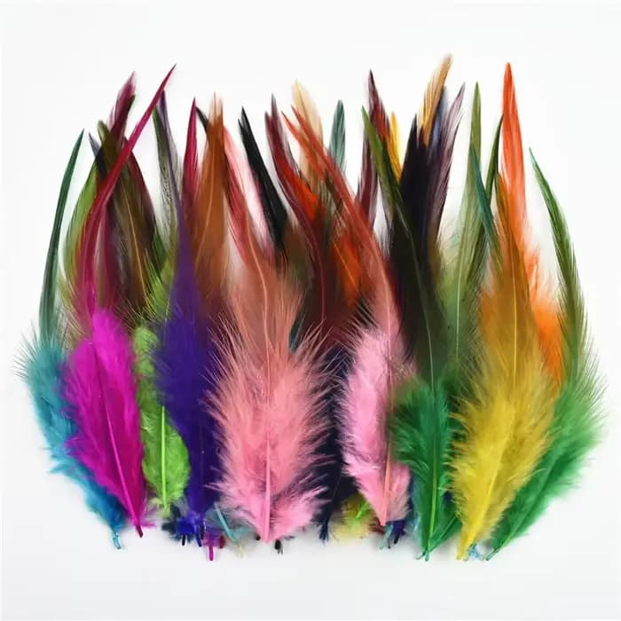 Plumes de faisan pour travaux d'aiguille, 100 pièces/lot, 4-6 "10-15cm, accessoires artisanaux, bijo